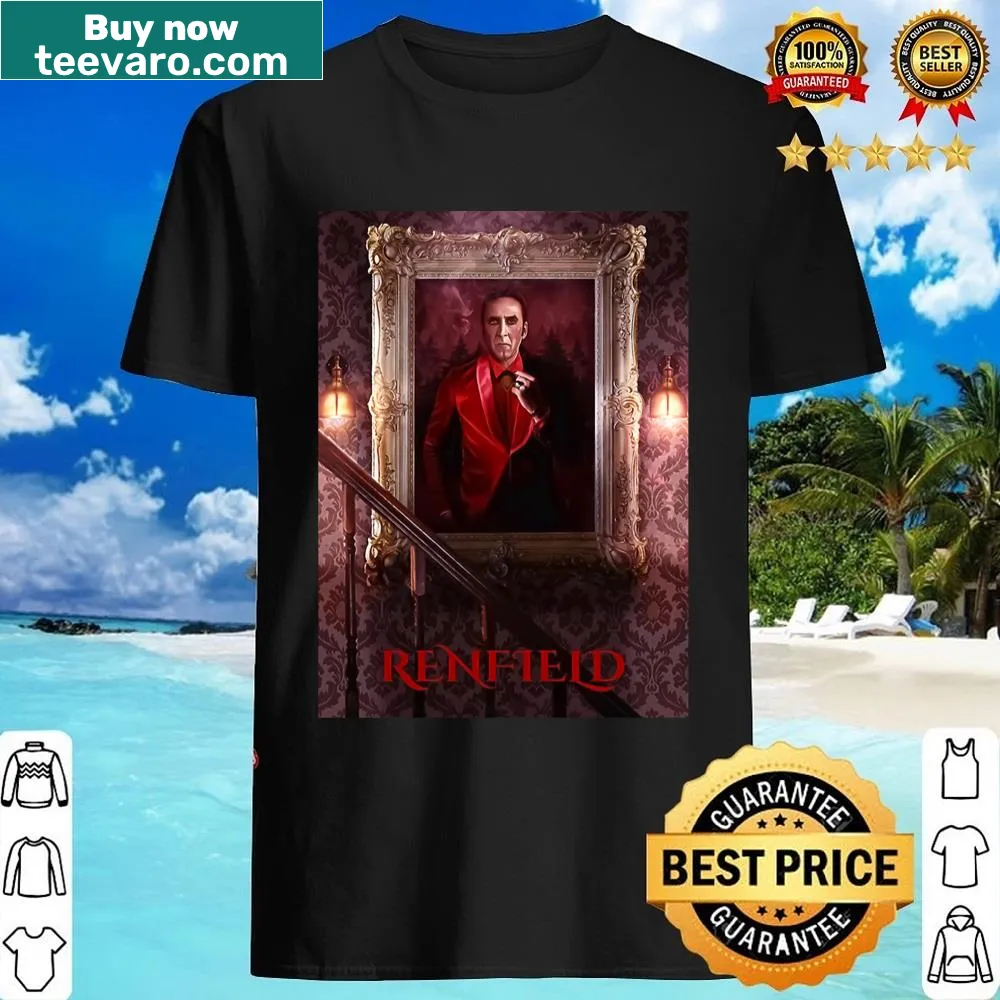 Graphic inspired by Nicolas Cage's Renfield movie on a shirt