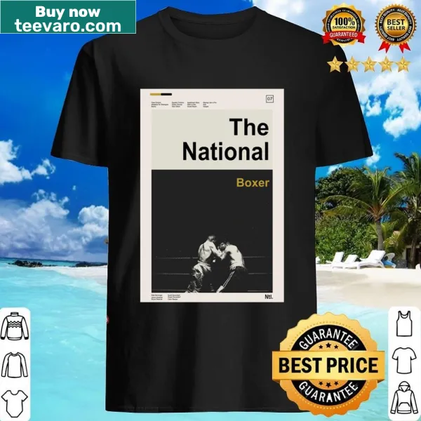 Boxing-themed shirt with bold typography celebrating the sport