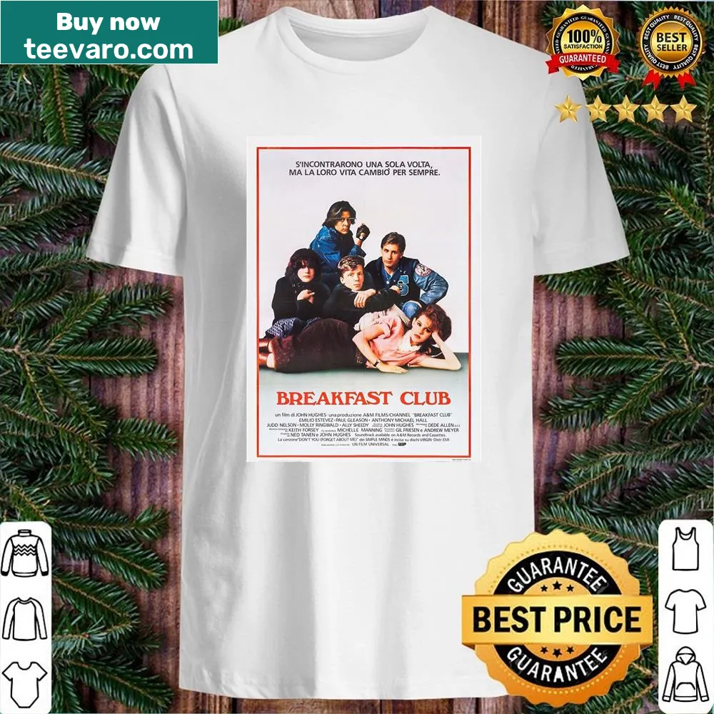 Nostalgic shirt featuring elements from 'The Breakfast Club' movie