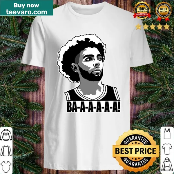 Humorous typography design with 'Baaaa' on a sheep-themed t-shirt