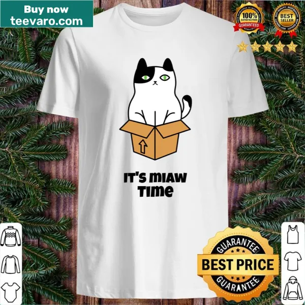 Cute shirt featuring a playful cat graphic
