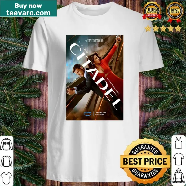 Graphic shirt showcasing the Citadel 2023 game design