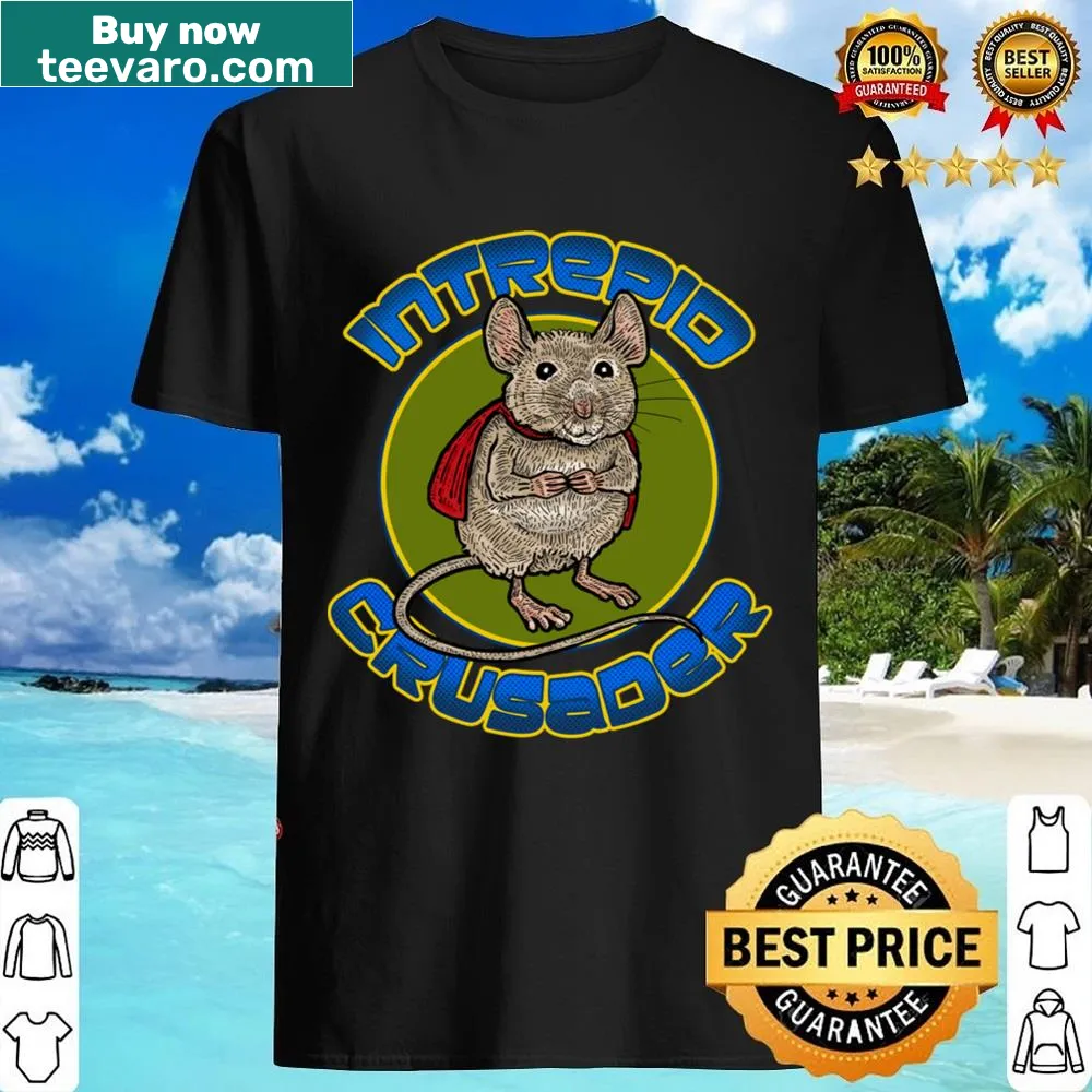 Illustration of a crusader on a shirt inspiring bravery and adventure.