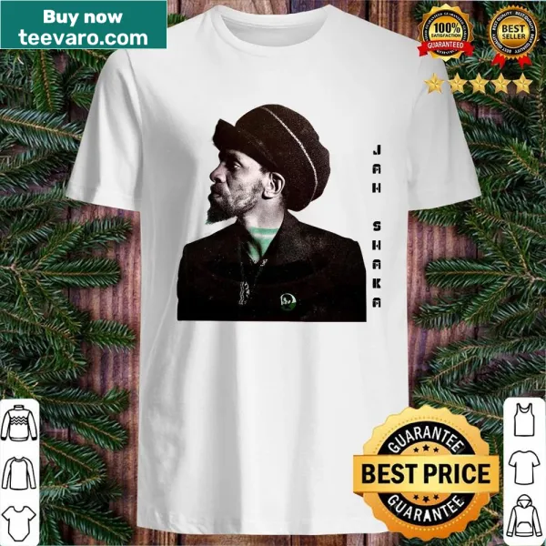 Vintage-style shirt inspired by reggae culture and Jah Shaka
