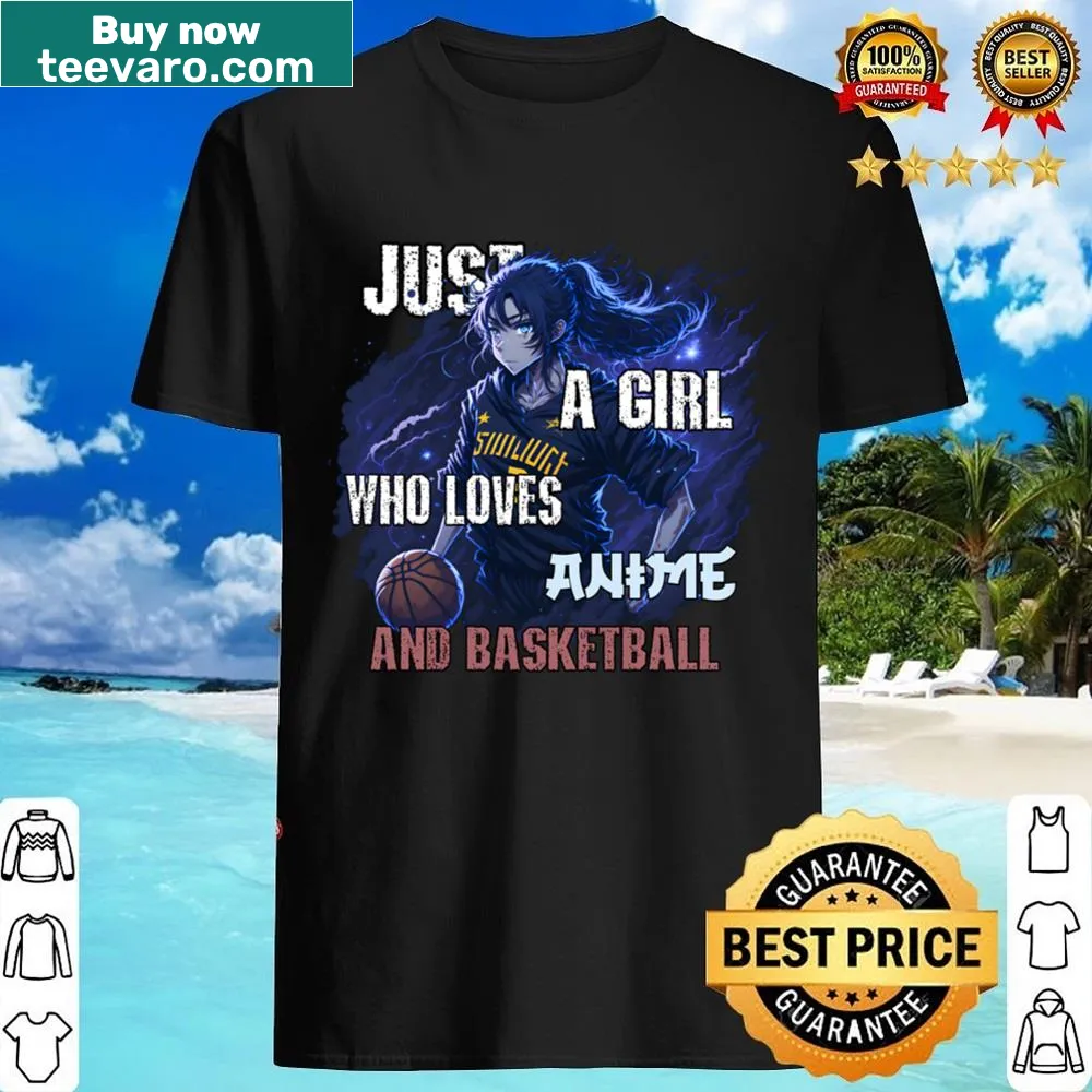 Anime and basketball themed shirt celebrating a girl's interests