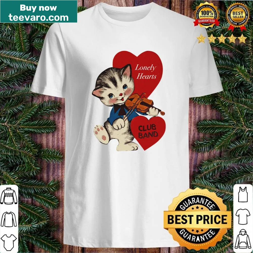 Vintage-style shirt inspired by Lonely Hearts Club Band
