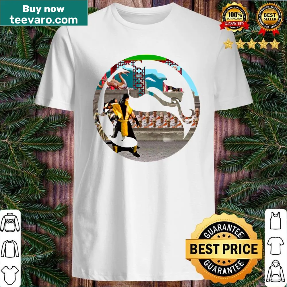 Iconic Mortal Kombat graphic shirt for gaming fans