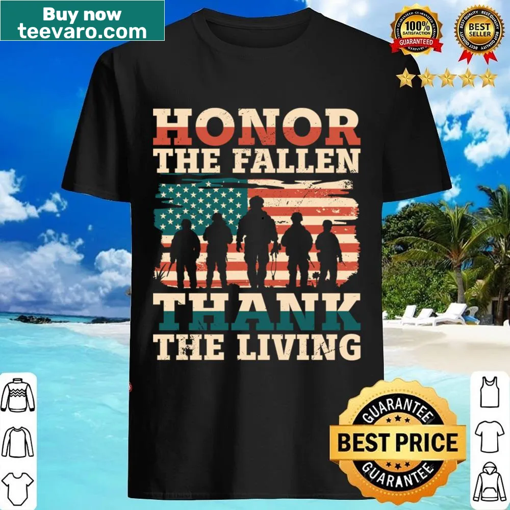 Veterans Day shirt honoring fallen soldiers with patriotic design