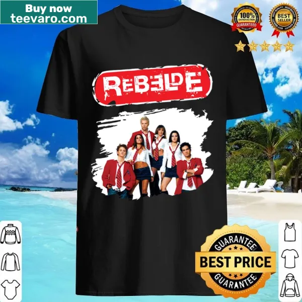 Rebelde aesthetic shirt with stylish graphic design