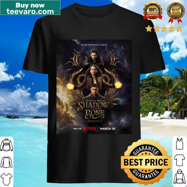 Artistic shirt inspired by Shadow and Bone for fans of the series.