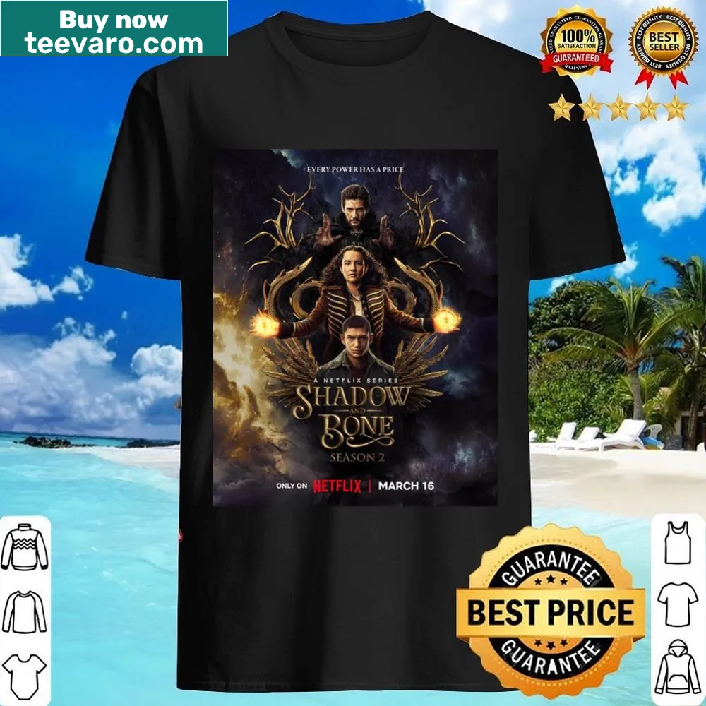 Artistic shirt inspired by Shadow and Bone for fans of the series.