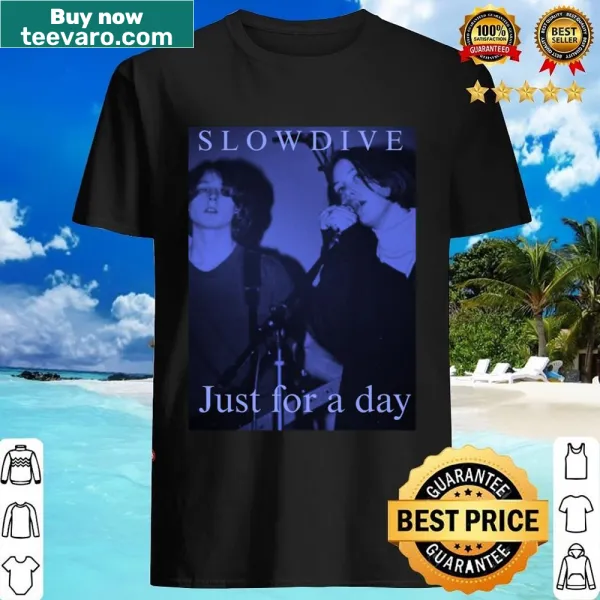 T-shirt featuring a design inspired by Slowdive, capturing musical nostalgia