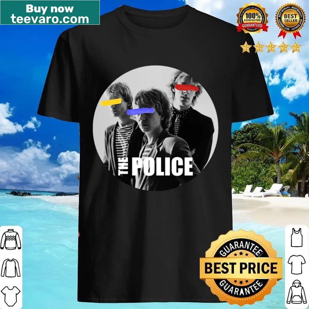 Nostalgic The Police shirt with classic band name