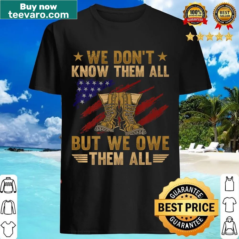 T-shirt honoring veterans with a message of gratitude