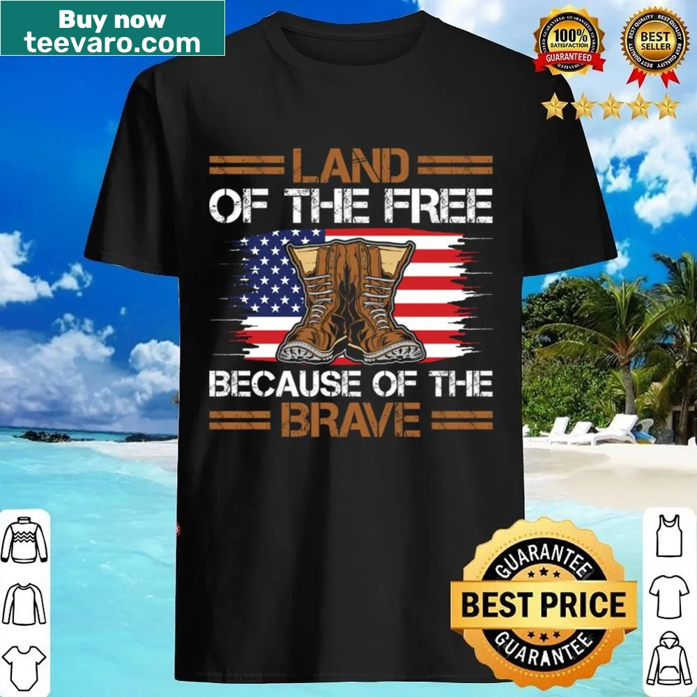 Pullover shirt honoring veterans with a patriotic message