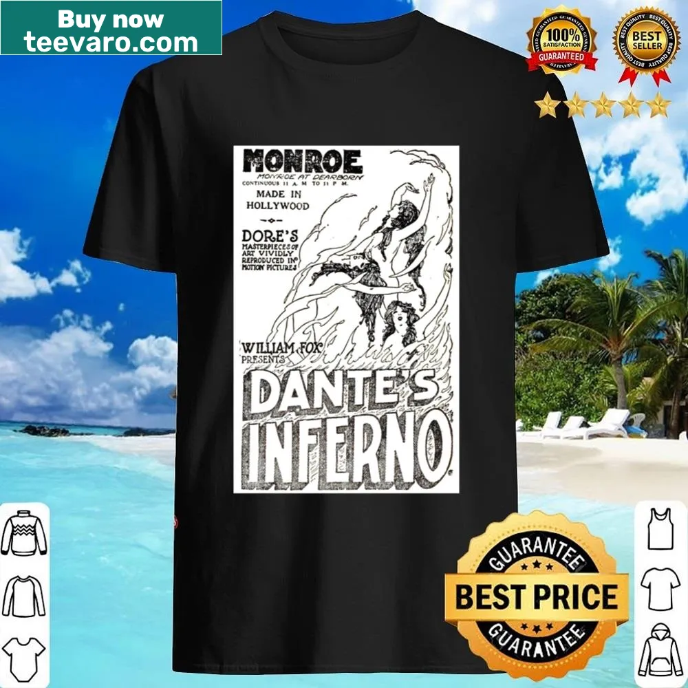 Vintage advertisement design for the film Dante's Inferno