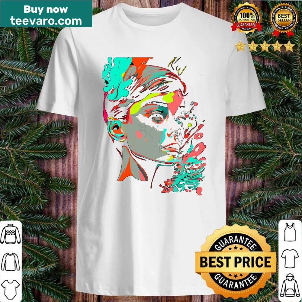 Vintage distressed shirt with 'B Movie Horror Queen' graphic
