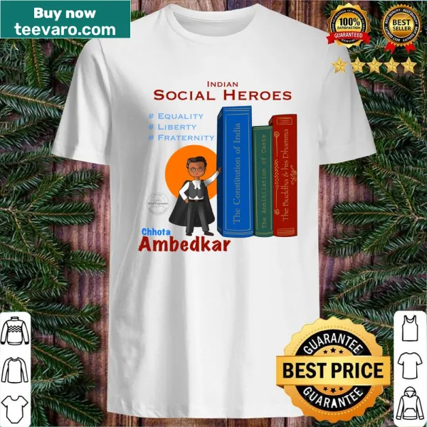 Shirt with humorous typography featuring 'Chhota Ambedkar 2'