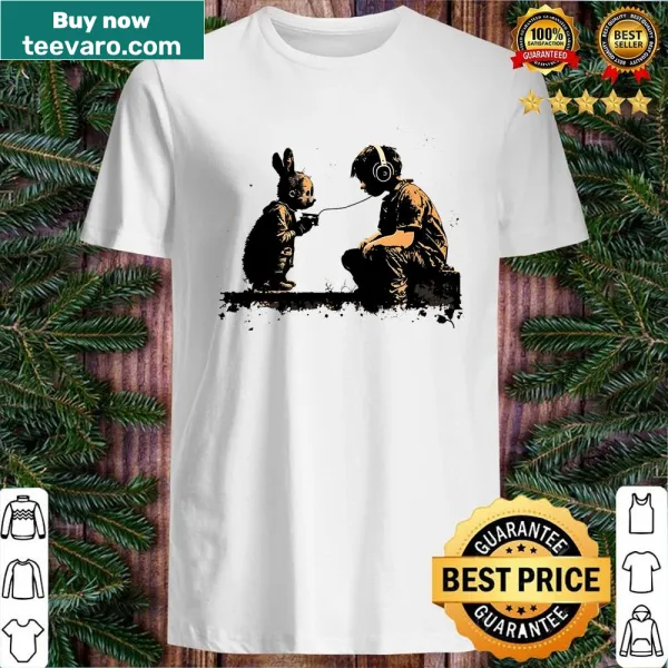 Shirt featuring a message about enjoying music together.