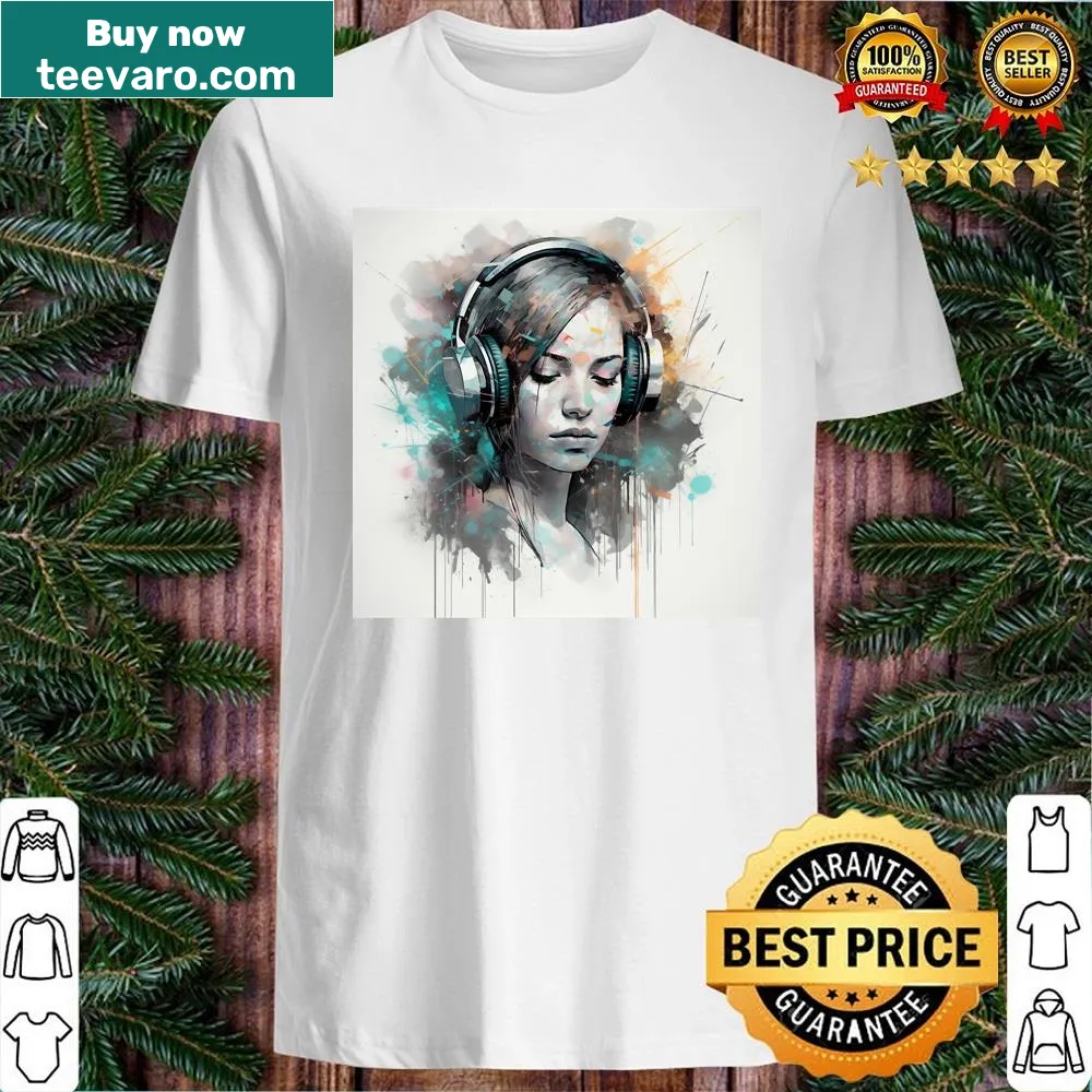 Inspirational shirt with 'Live For The Music' text