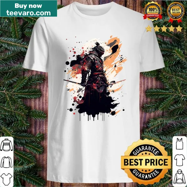 Illustrated Renegade Ronin graphic on shirt