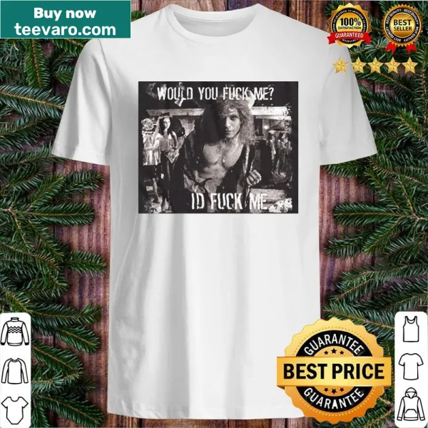 Graphic design referencing Silence of the Lambs movie on a shirt