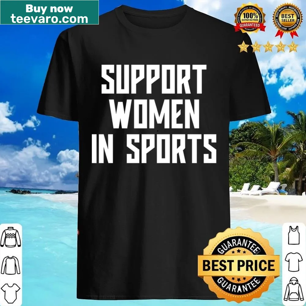 Support In Sports 8 printed on a T-shirt