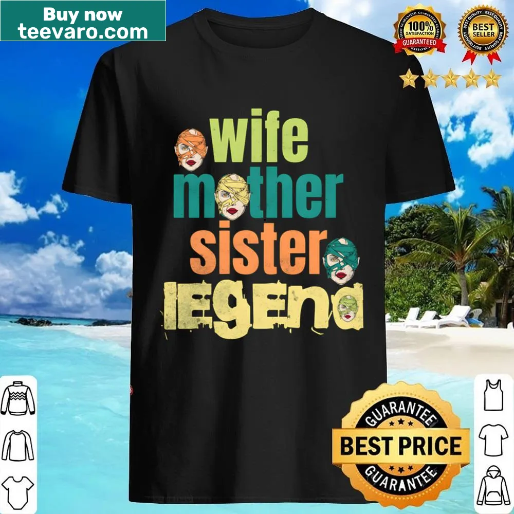 Typography shirt honoring wife, mother, and sister roles for Mother's Day