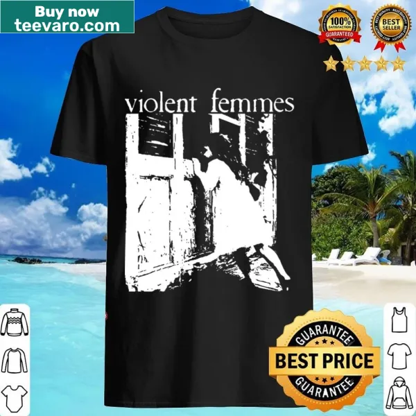 Vintage retro art band shirt with bold graphic design