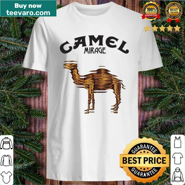 Vintage-style shirt honoring the band Camel and their Mirage album