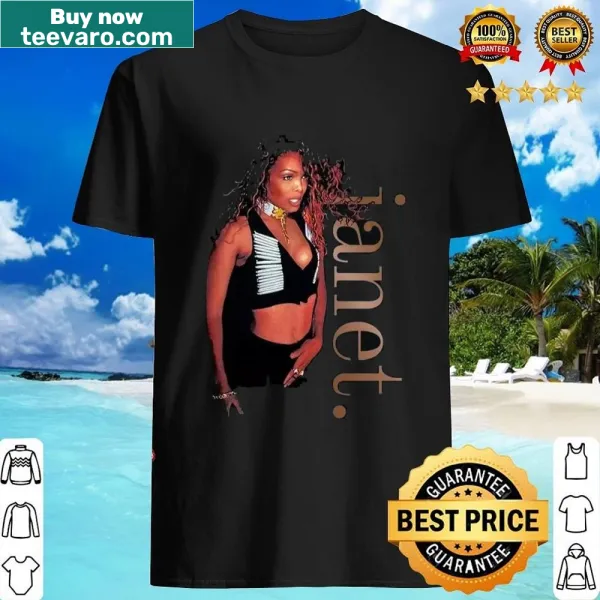 Shirt featuring a tribute design for Janet Jackson.