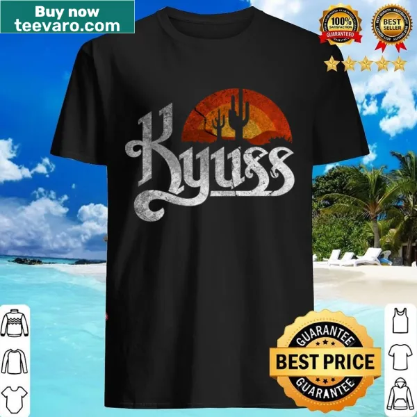 Illustrated Kyuss Essential shirt featuring the band's iconic elements