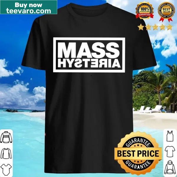 Rock band Mass Hysteria shirt with bold graphic design
