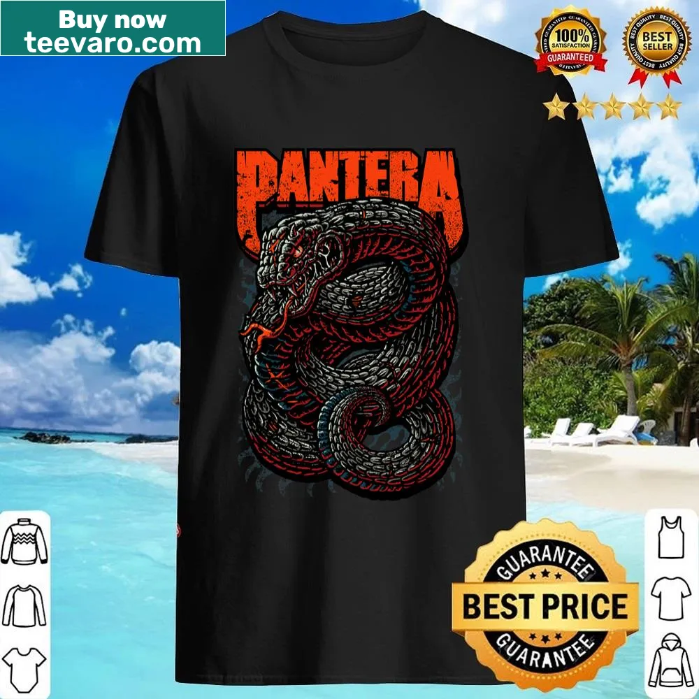 Official Pantera Venomous band merchandise shirt