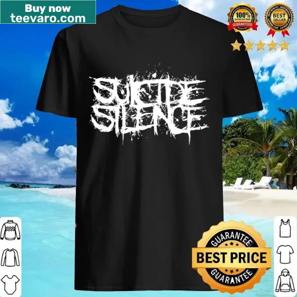 Bold Suicide Silence band logo shirt
