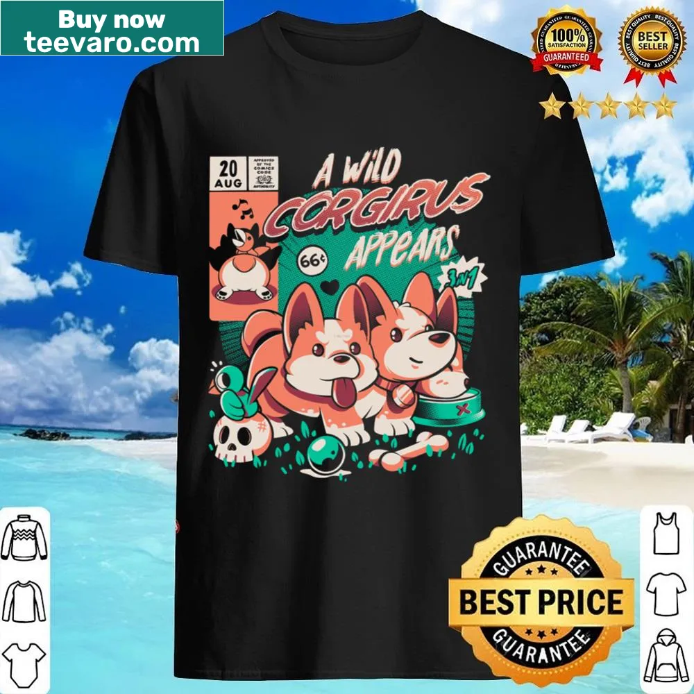 Corgi graphic shirt celebrating the beloved breed