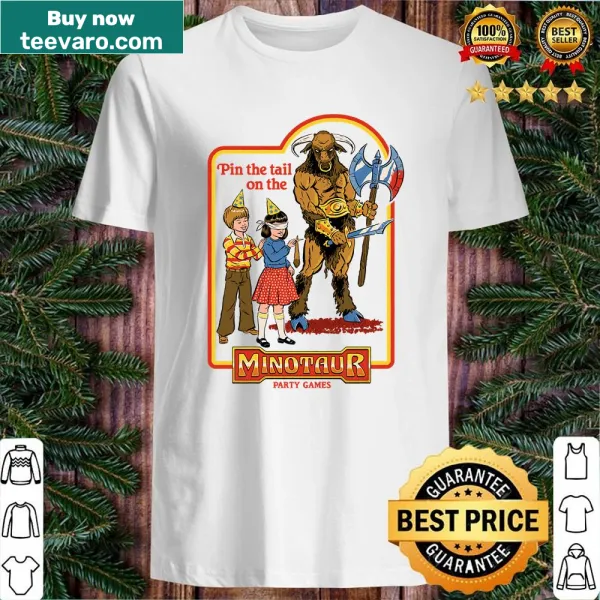Playful T-shirt featuring Minotaur game theme