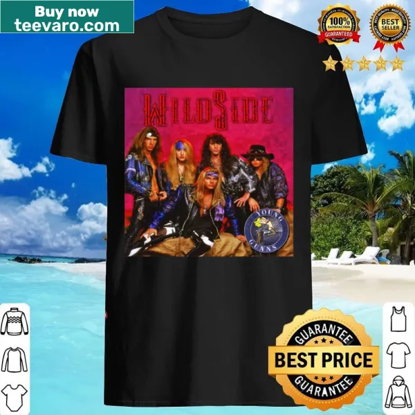 Wildside band shirt showcasing the band's name in bold typography