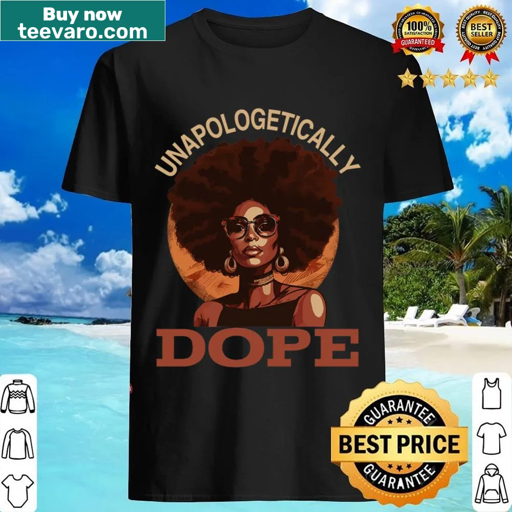 Bold text shirt celebrating Juneteenth and Black history