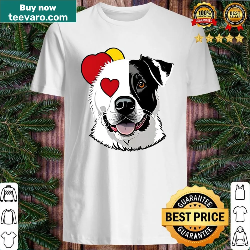 Playful illustration of dogs shirt design