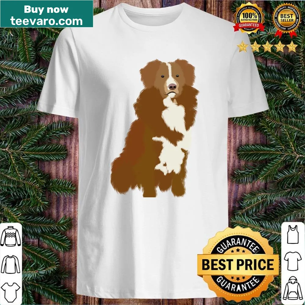 Adorable illustration of a Golden Retriever on a shirt