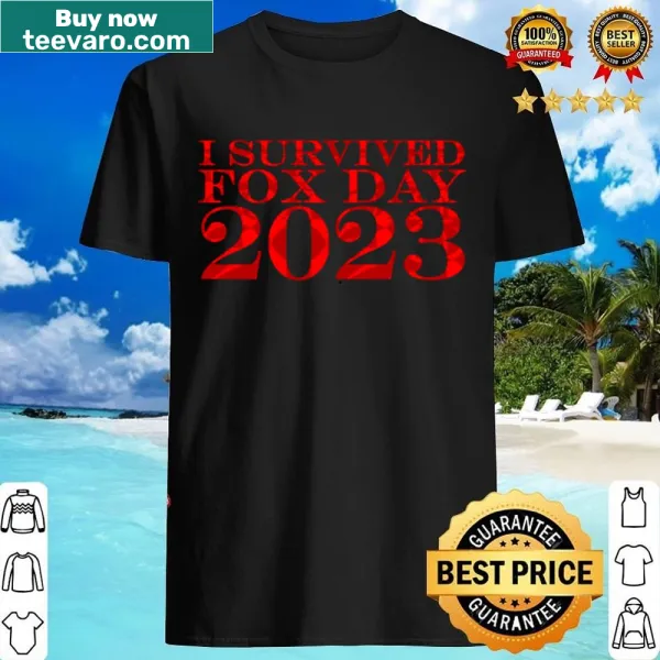 Cheerful shirt celebrating Fox Day 2023