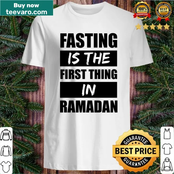Calligraphy design shirt for Ramadan fasting celebrations