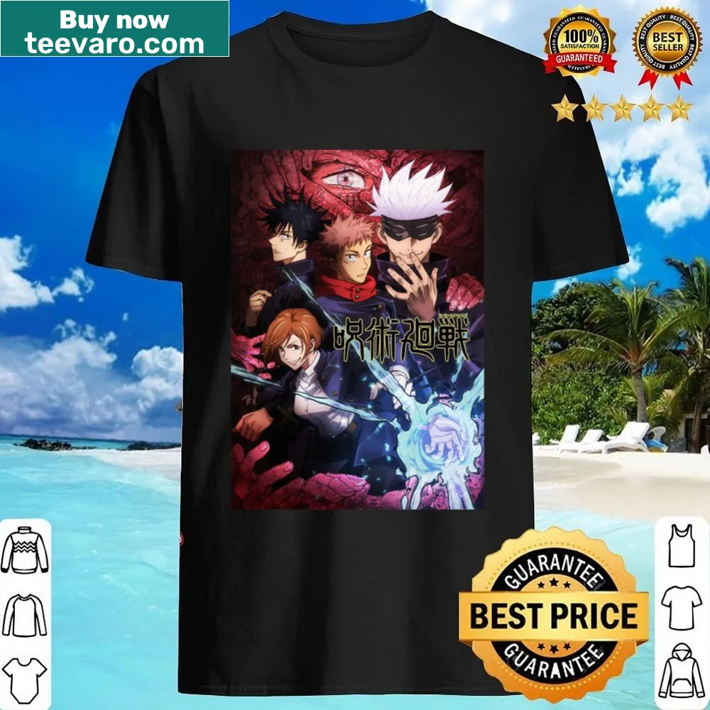 T-shirt featuring a graphic inspired by popular anime manga