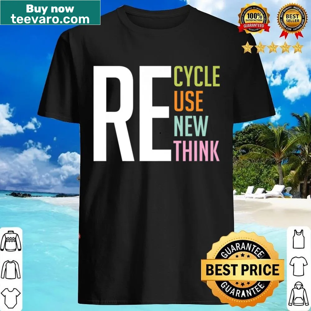 Activism shirt promoting recycling and sustainability