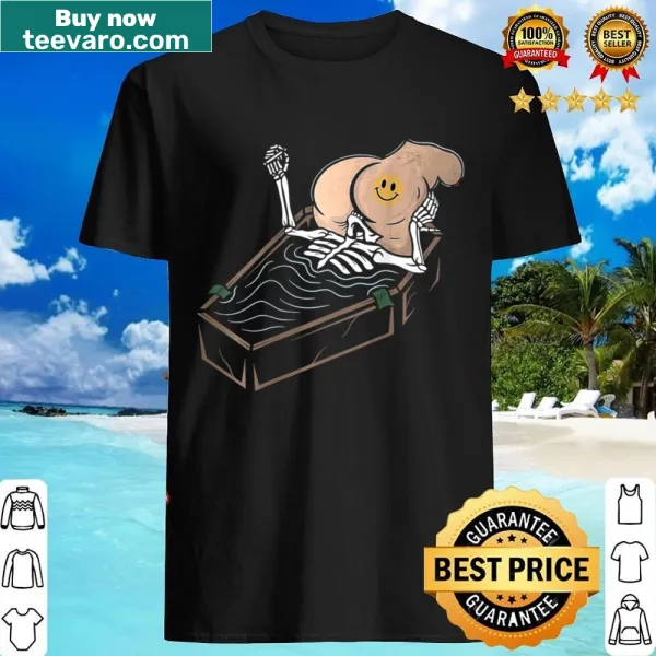 Edgy shirt featuring a bold skull graphic
