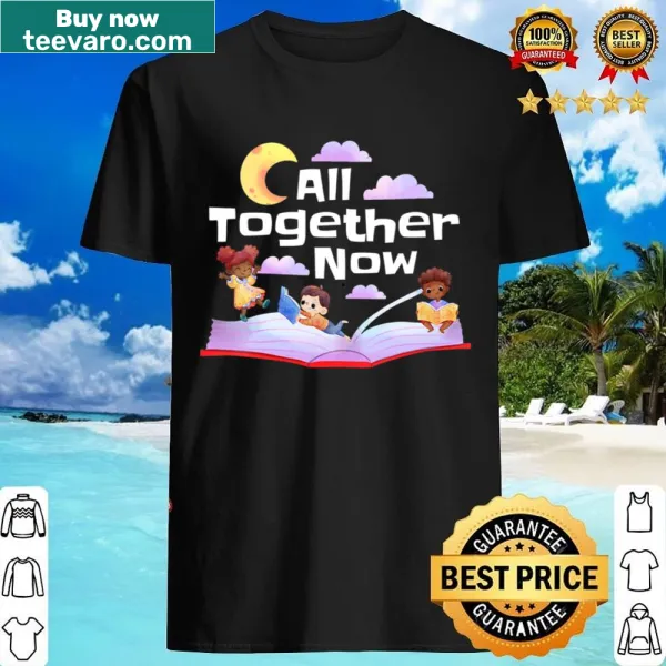 Shirt promoting 'All Together Now Summer Reading 2023' for librarians