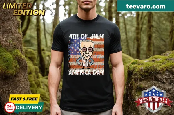 Independence Day themed T-shirt with festive Fourth of July graphic