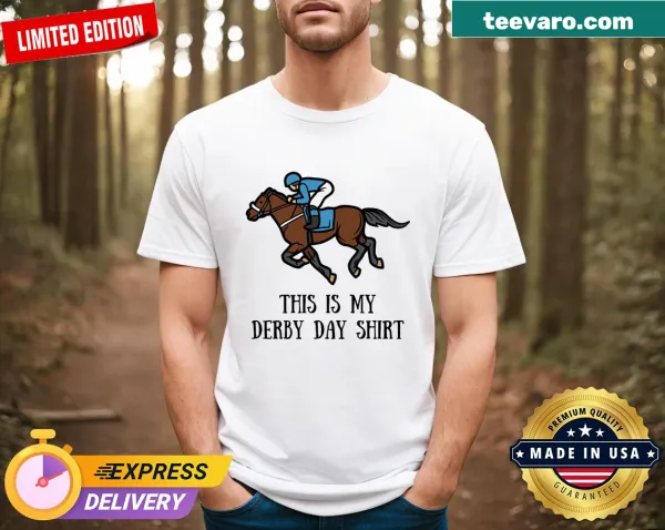 Playful T-shirt for Derby Day celebration