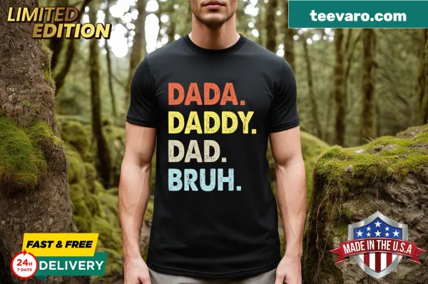 Funny vintage t-shirt with 'Top Dada' and diamond graphic